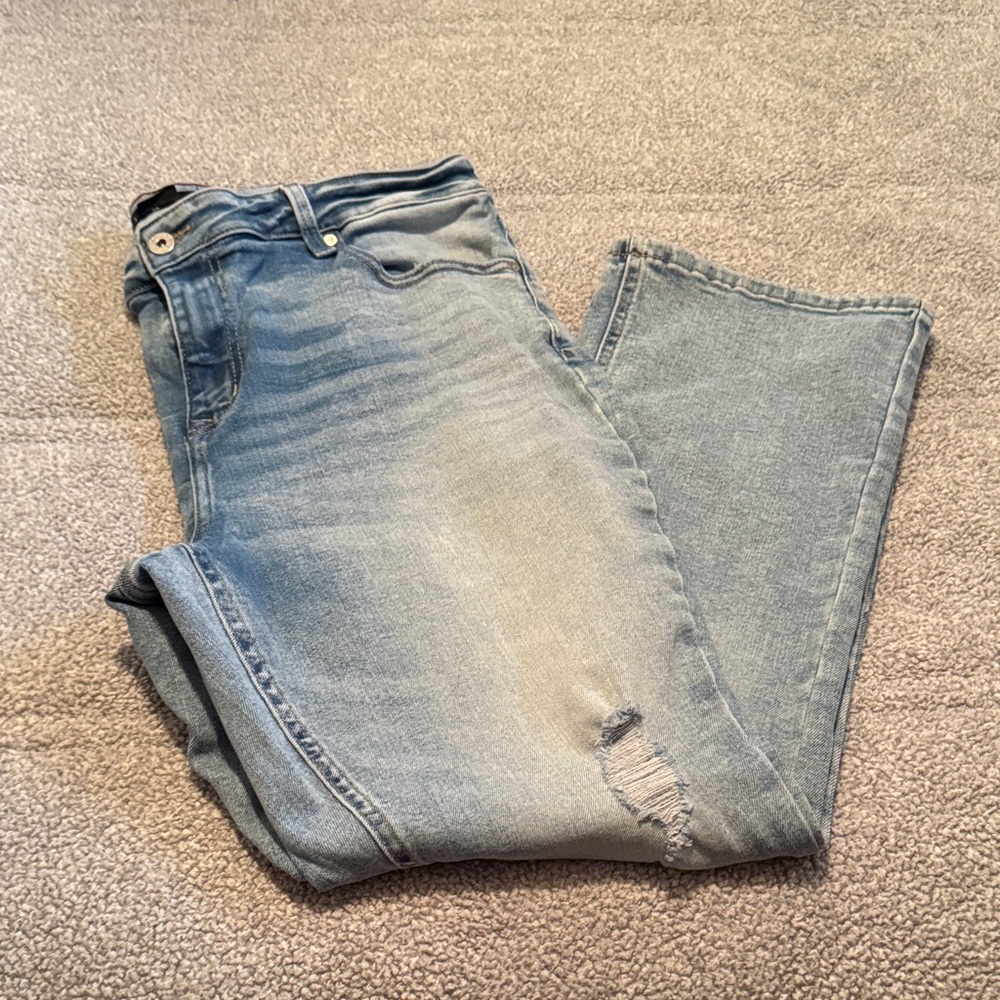 Stylish Light Blue Boyfriend Jeans